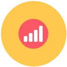 Graph icon badge